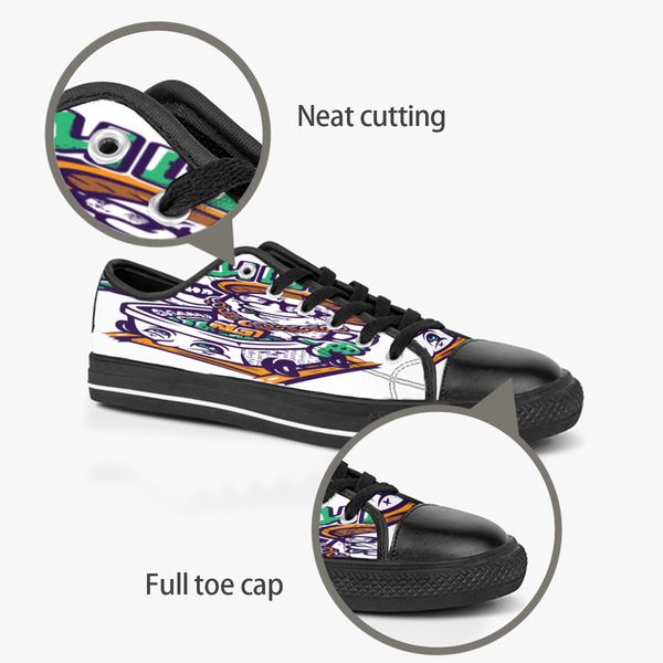 custom shoes classic canvas low cut skateboard casual triple black accept customization uv printing low mens womens sports sneakers breathab
custom shoes classic canvas low cut skateboard casual triple black accept customization uv printing low mens womens sports sneakers breathab