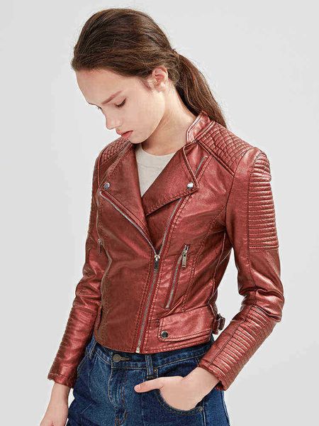 ailegogo spring autumn women retro pu faux soft leather jacket moto biker punk style female slim jacket ladies black outfit j220727
ailegogo spring autumn women retro pu faux soft leather jacket moto biker punk style female slim jacket ladies black outfit j220727