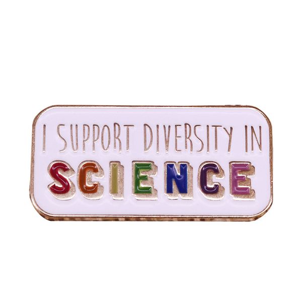 i support diversity in science enamel brooch pins badge lapel pins alloy metal fashion jewelry accessories gifts, Blue
i support diversity in science enamel brooch pins badge lapel pins alloy metal fashion jewelry accessories gifts, Blue