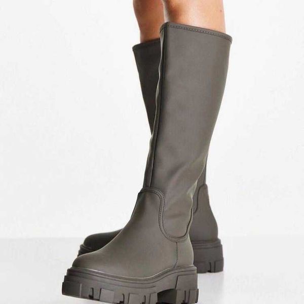 hbp boots leather for women large women's new round head less than knee martin autumn and winter thick bottom thigh high heel tube knig, Black
hbp boots leather for women large women's new round head less than knee martin autumn and winter thick bottom thigh high heel tube knig, Black