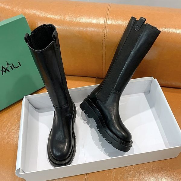 boots women's high fashion woman non-slip waterproof winter zipper pu leather knee women chunky platform long 221114, Black
boots women's high fashion woman non-slip waterproof winter zipper pu leather knee women chunky platform long 221114, Black