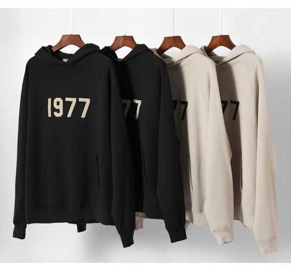 designer mens womens hoodie essentialss sweatshirts winter sweaters fear god season high loose fashion brand 1977 flocking printing hooded, Black
designer mens womens hoodie essentialss sweatshirts winter sweaters fear god season high loose fashion brand 1977 flocking printing hooded, Black