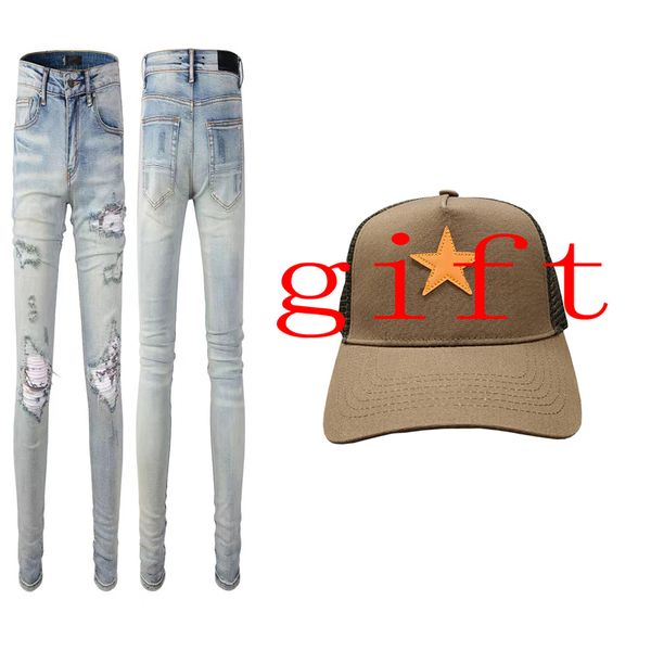 jeans for women men hip hop jeans distressed zipper trousers male streetwear pants latest colors ball caps luxury designers hat letter print, Blue
jeans for women men hip hop jeans distressed zipper trousers male streetwear pants latest colors ball caps luxury designers hat letter print, Blue
