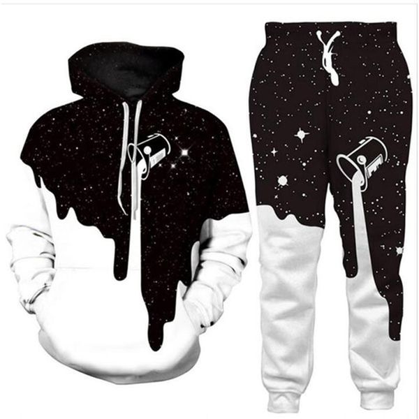 new men womens space galaxy milk dripping funny 3d print fashion tracksuits hip hop pants hoodies t012246z, Gray
new men womens space galaxy milk dripping funny 3d print fashion tracksuits hip hop pants hoodies t012246z, Gray