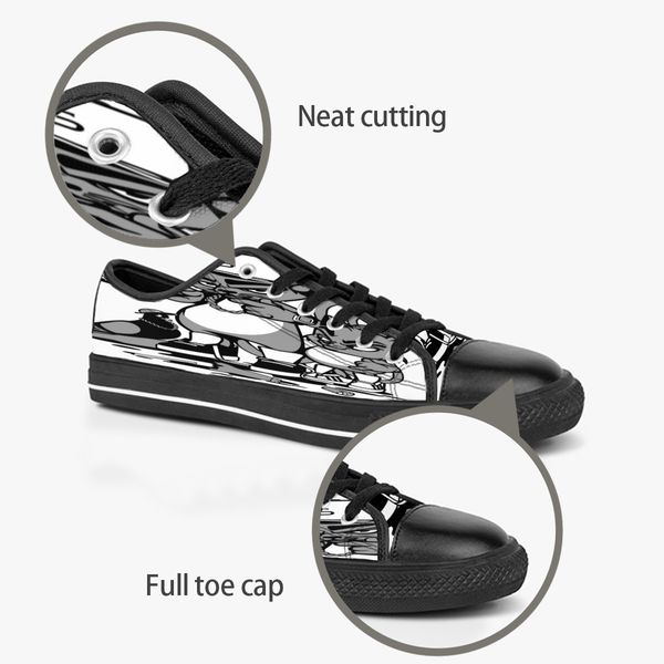 custom shoes classic canvas low cut skateboard casual triple black accept customization uv printing low mens womens sports sneakers breathab
custom shoes classic canvas low cut skateboard casual triple black accept customization uv printing low mens womens sports sneakers breathab