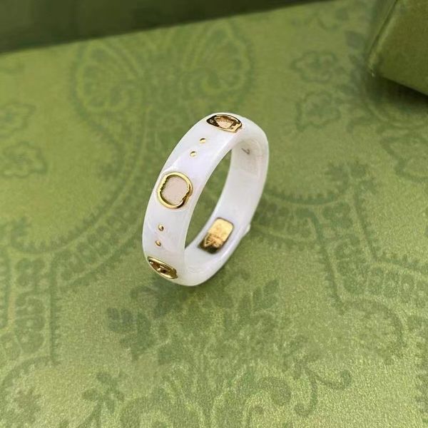 double letter ceramic black white band rings gilt edged mens rings classic titanium steel designer for women luxury gifts woman girl gold si, Silver
double letter ceramic black white band rings gilt edged mens rings classic titanium steel designer for women luxury gifts woman girl gold si, Silver