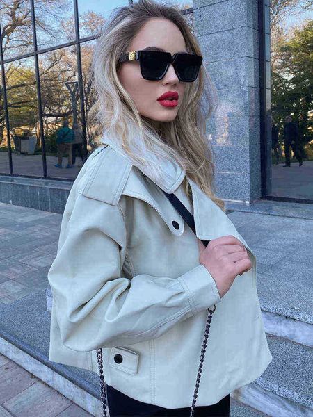 fmfssom 2022 spring autumn women leather jacket single button black large pockets jacket female moto biker windproof red outfit j220727
fmfssom 2022 spring autumn women leather jacket single button black large pockets jacket female moto biker windproof red outfit j220727