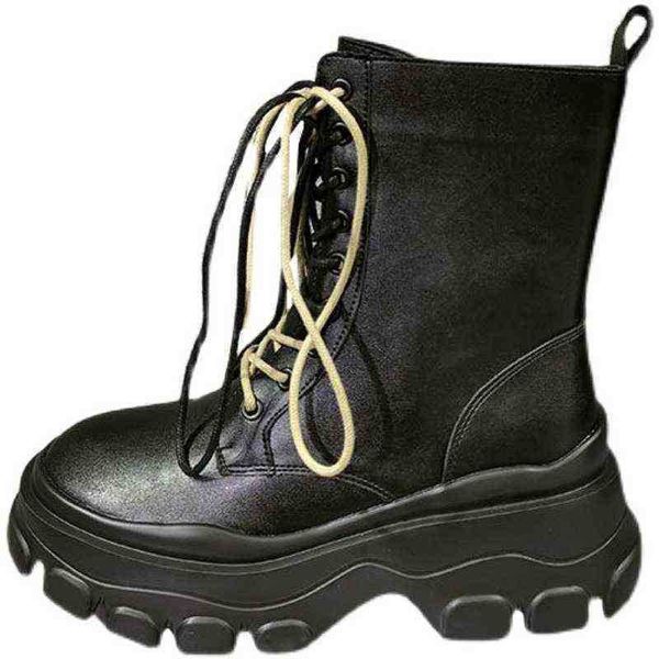 women boots thick soled martin side zipper middle summer new versatile front lace up chelsea 07091011, Black
women boots thick soled martin side zipper middle summer new versatile front lace up chelsea 07091011, Black