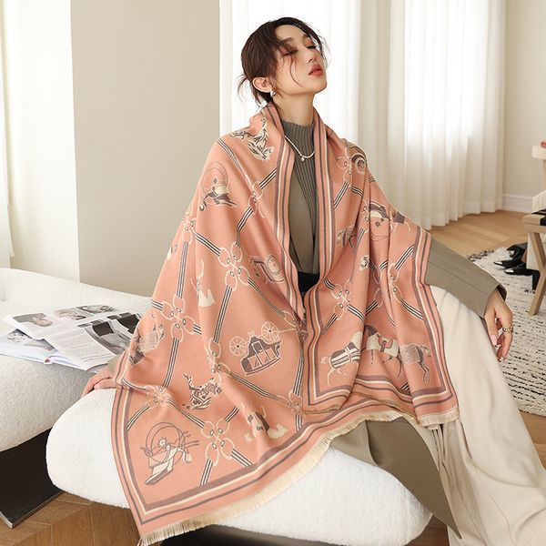 cashmere autumn and carriage winter 2023 new vintage scarf fashion decoration long style with warm women's shawl, Blue;gray
cashmere autumn and carriage winter 2023 new vintage scarf fashion decoration long style with warm women's shawl, Blue;gray