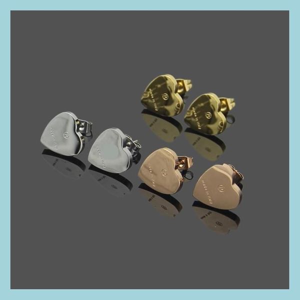stud 3 colors stainless steel women designer stud high polished g letter simple heartshaped earrings for lady party wedd dhxki, Golden;silver
stud 3 colors stainless steel women designer stud high polished g letter simple heartshaped earrings for lady party wedd dhxki, Golden;silver