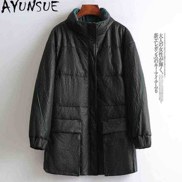 ayunsue winter genuine leather jacket women clothing genuine sheepskin jacket warm down jackets long korean style vest cuir femme j220727, Black
ayunsue winter genuine leather jacket women clothing genuine sheepskin jacket warm down jackets long korean style vest cuir femme j220727, Black