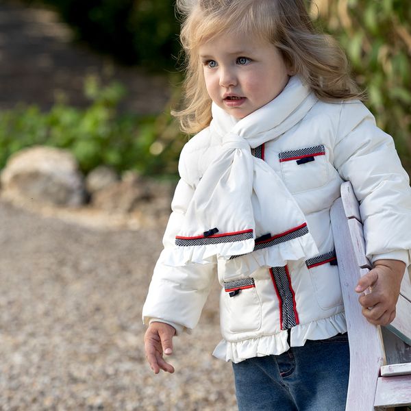 rompers dave bella winter baby girls draped down coat children 90 white duck down padded kids jacket with a scarf db19217 221114, Blue
rompers dave bella winter baby girls draped down coat children 90 white duck down padded kids jacket with a scarf db19217 221114, Blue