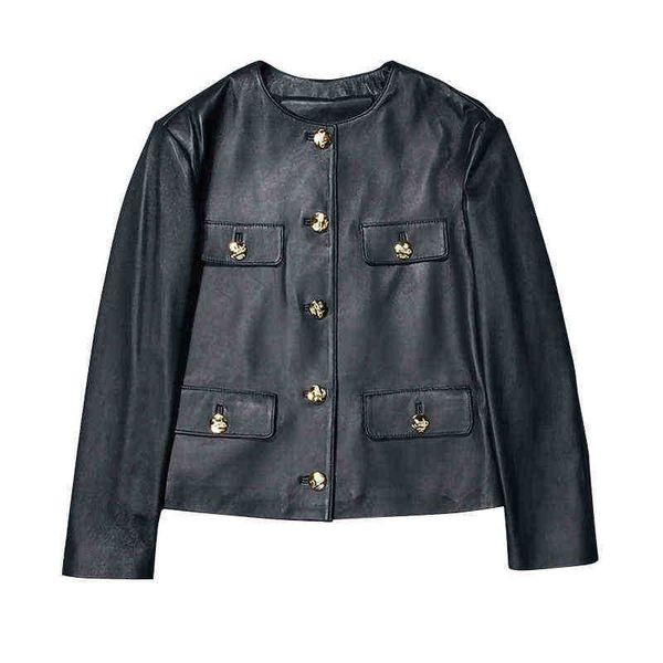 2021 sheepskin coat for women spring genuine leather coat black white women clothing tf8294 j220727
2021 sheepskin coat for women spring genuine leather coat black white women clothing tf8294 j220727