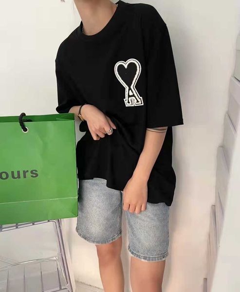 men hoody fashion amri hoodie designer cotton women t-shirt heart solid short sleeve summer classic love casual round neck 7hhx embro, White;black
men hoody fashion amri hoodie designer cotton women t-shirt heart solid short sleeve summer classic love casual round neck 7hhx embro, White;black