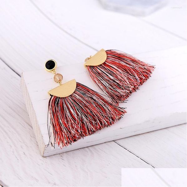 dangle chandelier dangle earrings bohemia cotton thread tassel drop 2 color geometric resin alloy women fashion jewelry gift acces dhypf, Silver
dangle chandelier dangle earrings bohemia cotton thread tassel drop 2 color geometric resin alloy women fashion jewelry gift acces dhypf, Silver