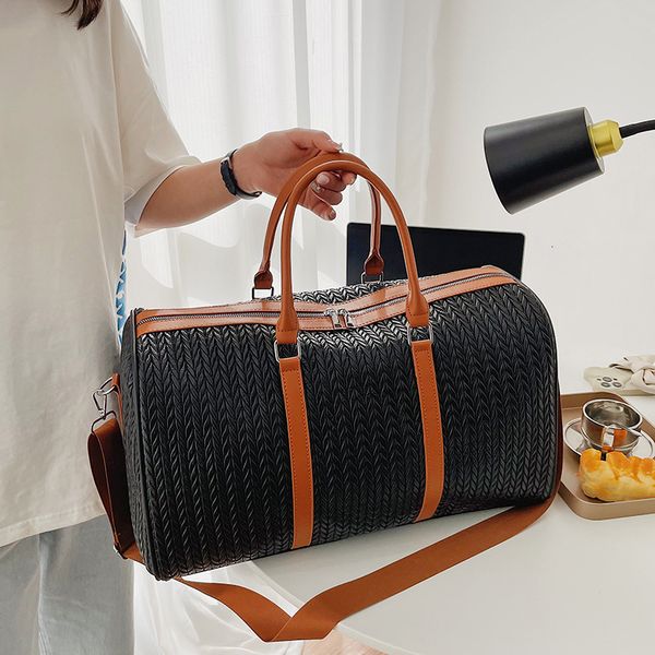 duffel bags yilian woven travel bag female fashion sports fitness male luggage boarding light leather hand 221114
duffel bags yilian woven travel bag female fashion sports fitness male luggage boarding light leather hand 221114