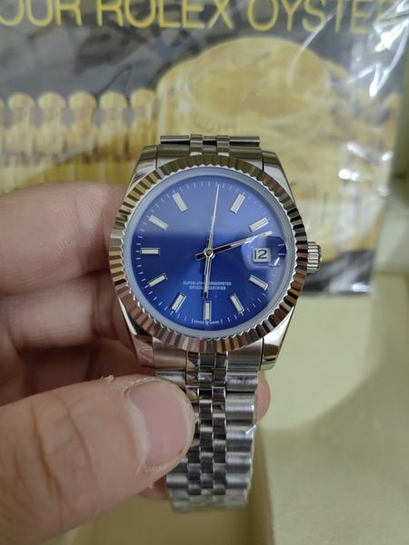 with original box automatic watch sweeping 2813 automatic movement watch men datejust stainless original clasp president desinger mens watch, Slivery;brown
with original box automatic watch sweeping 2813 automatic movement watch men datejust stainless original clasp president desinger mens watch, Slivery;brown