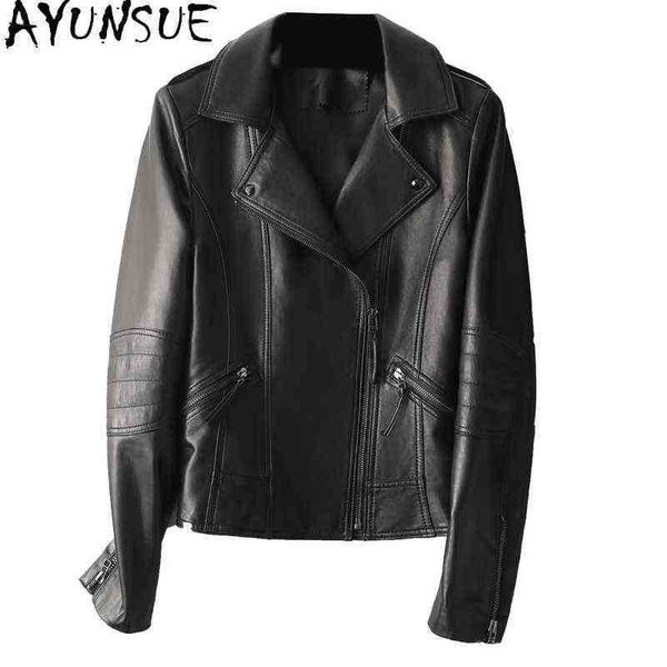 ayunsue real leather jackets women real sheepskin jackets famale short motorcycle korean autumn chaquetas de mujer 2021 sqq07 j220727, Black
ayunsue real leather jackets women real sheepskin jackets famale short motorcycle korean autumn chaquetas de mujer 2021 sqq07 j220727, Black