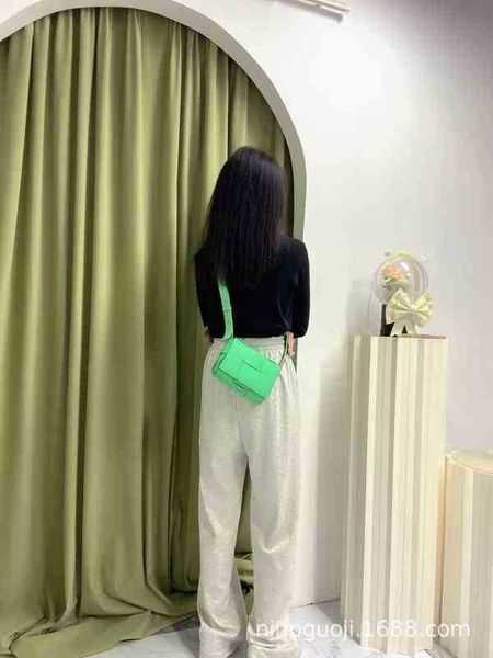 style bag bottegas bags venet 2022 designer women's fashion woven one shoulder small square foreign messenger vyi8