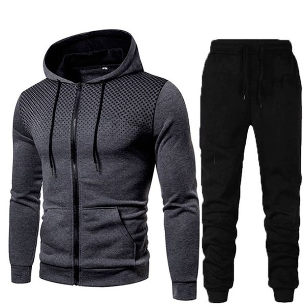 men's tracksuits men's ensemble casual autumn sweatshirt trousers long sports jersey with hoodie with lock on a set of men's, Gray
men's tracksuits men's ensemble casual autumn sweatshirt trousers long sports jersey with hoodie with lock on a set of men's, Gray
