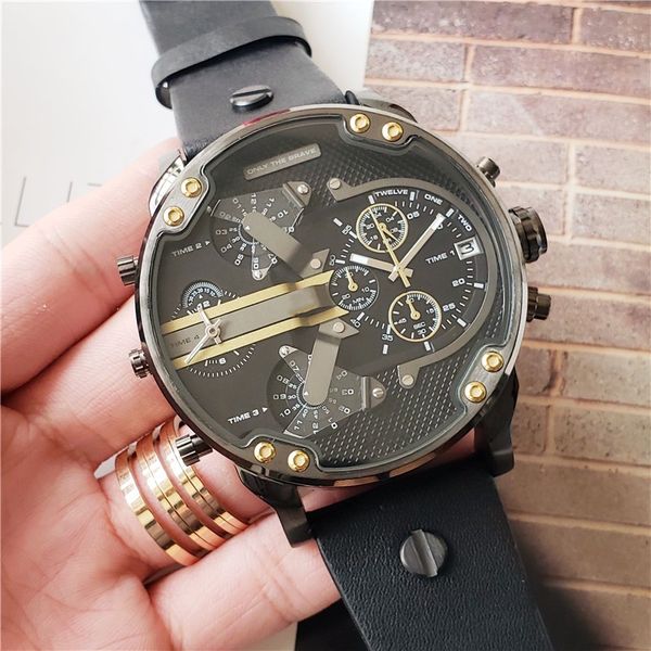 men's sports quartz dz7348 watch large steel dial 57mm double movement full function waterproof world time iced out watch, Slivery;brown
men's sports quartz dz7348 watch large steel dial 57mm double movement full function waterproof world time iced out watch, Slivery;brown