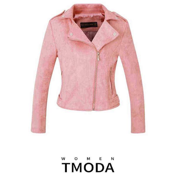 tmoda261 new women autumn winter suede faux leather jackets lady fashion matte motorcycle jacket biker pink zipper outerwear j220727, Black
tmoda261 new women autumn winter suede faux leather jackets lady fashion matte motorcycle jacket biker pink zipper outerwear j220727, Black