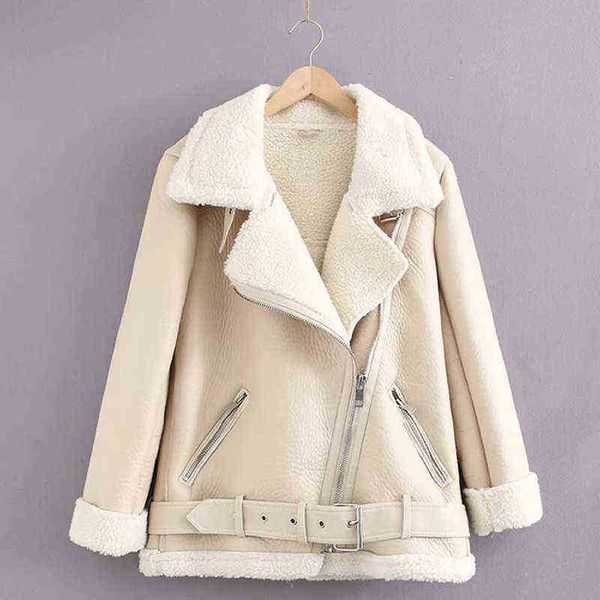 2022 winter warm faux leather warm jacket lamb wool fur jacket thick outerwear faux lamb leather jacket women thickening collar j220727, Black
2022 winter warm faux leather warm jacket lamb wool fur jacket thick outerwear faux lamb leather jacket women thickening collar j220727, Black