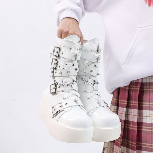 boots metal style rock women's shoes autumn thicksoled boots short boots heartshaped cross metal decoration punk style gothic 221114, Black
boots metal style rock women's shoes autumn thicksoled boots short boots heartshaped cross metal decoration punk style gothic 221114, Black
