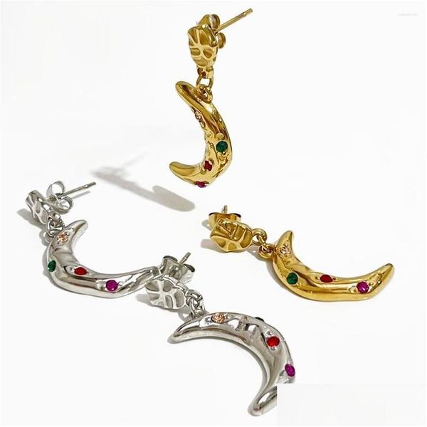 dangle chandelier dangle earrings perisbox exquisite gold sier color hammered rhinestones moon drop for women stainless steel cres dhkcr, Silver
dangle chandelier dangle earrings perisbox exquisite gold sier color hammered rhinestones moon drop for women stainless steel cres dhkcr, Silver