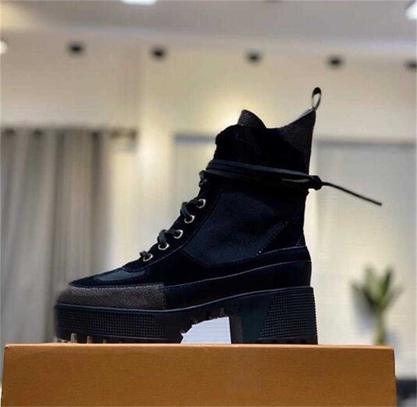 brand boots designer design women ankle fashionable short boots with thick soles 5 cm heel heavy keep warm in winter, Black
brand boots designer design women ankle fashionable short boots with thick soles 5 cm heel heavy keep warm in winter, Black