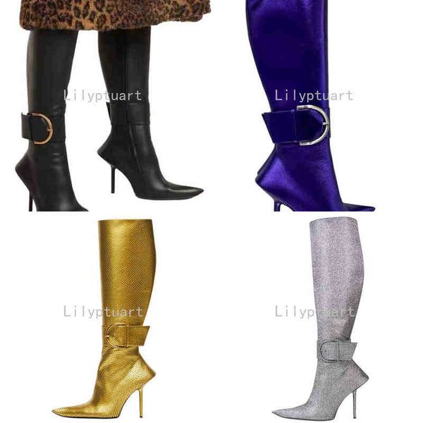 boots new women's shoes stiletto heels pointed zipper dress party luxury ladies shoes knee high boots size 43 women shoes 220913, Black
boots new women's shoes stiletto heels pointed zipper dress party luxury ladies shoes knee high boots size 43 women shoes 220913, Black