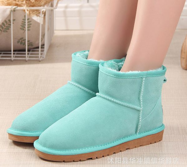 women snow boots boot plush boots classical mini u5854 keep warm fashion sheepskin cowskin leather shoes eur35-41, Black
women snow boots boot plush boots classical mini u5854 keep warm fashion sheepskin cowskin leather shoes eur35-41, Black