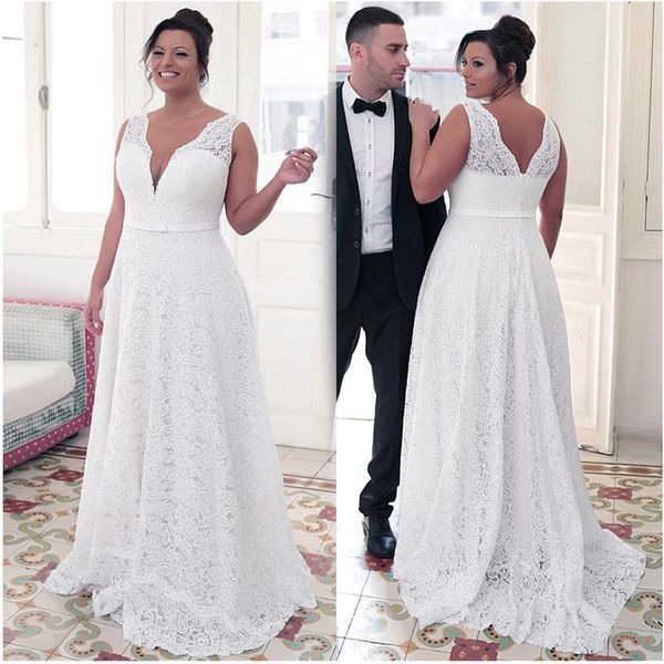 fashionable lace jewel neckline a-line plus size wedding dresses with bowknot white lace bridal gowns
fashionable lace jewel neckline a-line plus size wedding dresses with bowknot white lace bridal gowns