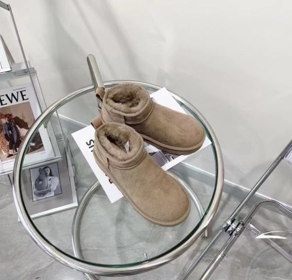 factory aus classic mini snow boots genuine leather novel l bow and u women boots soft comfortable sheepskin fur keep warm boot lady beautif, Black
factory aus classic mini snow boots genuine leather novel l bow and u women boots soft comfortable sheepskin fur keep warm boot lady beautif, Black