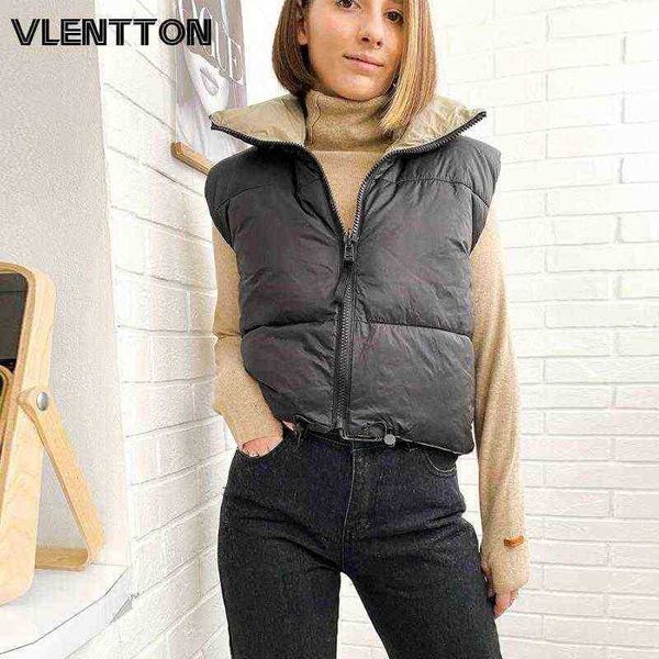 2022 autumn winter women fashion double sided jacket vintage black warm sleeveless cotton outfit female casual short j220727
2022 autumn winter women fashion double sided jacket vintage black warm sleeveless cotton outfit female casual short j220727