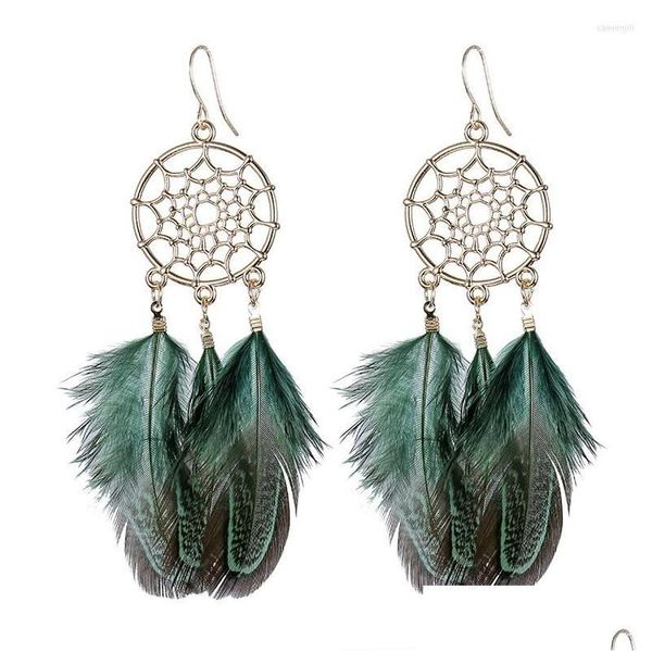 dangle chandelier dangle earrings bohemian feather elegant womens 2022 trend vintage hollow dream catcher long tassel drop deliver dh3q0, Silver
dangle chandelier dangle earrings bohemian feather elegant womens 2022 trend vintage hollow dream catcher long tassel drop deliver dh3q0, Silver