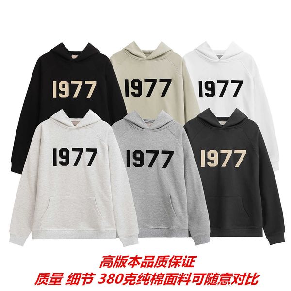 mens womens warm essentials hooded hoodies fashion streetwear pullover fog double line essentials 1977 flocked hoodie loose high men and, Black
mens womens warm essentials hooded hoodies fashion streetwear pullover fog double line essentials 1977 flocked hoodie loose high men and, Black