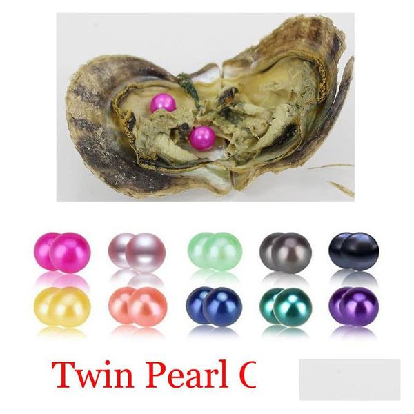 pearl seawater twins pearls in oysters 25 colors oyster pearl with vacuumpacking luxury jewelry birthday gift for women drop delivery dh6ur, White
pearl seawater twins pearls in oysters 25 colors oyster pearl with vacuumpacking luxury jewelry birthday gift for women drop delivery dh6ur, White