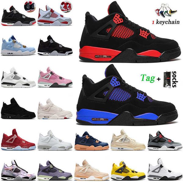 2022 women mens jumpman 4 red blue thunder 4s basketball shoes fashion with socks university pink military black canvas white oreo yellow
2022 women mens jumpman 4 red blue thunder 4s basketball shoes fashion with socks university pink military black canvas white oreo yellow