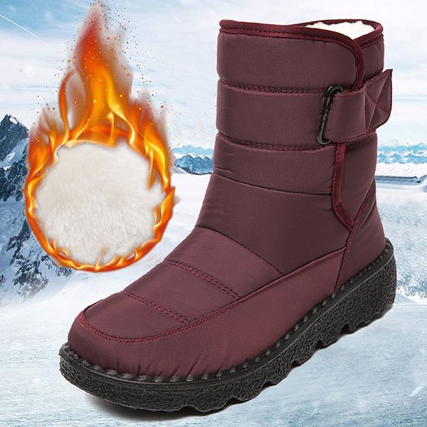 boots non slip waterproof snow for women thick plush winter ankle woman platform keep warm cotton padded shoes 221115, Black
boots non slip waterproof snow for women thick plush winter ankle woman platform keep warm cotton padded shoes 221115, Black