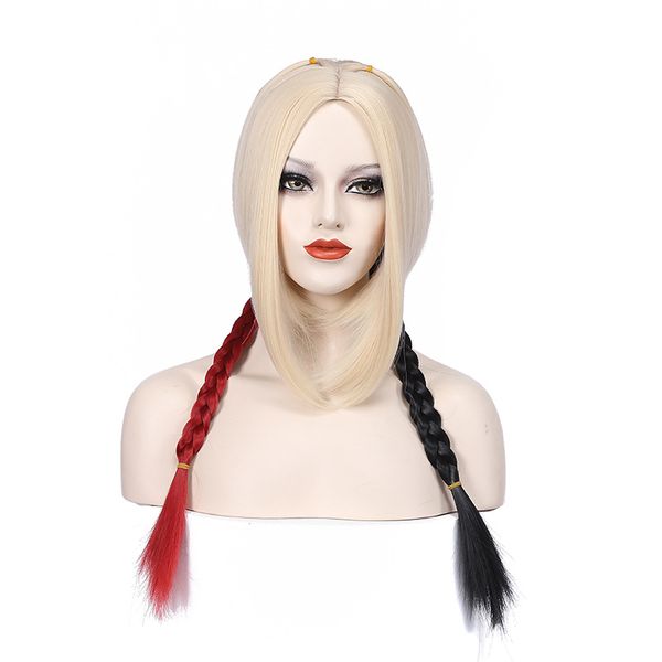 wig cosplay character braid wig full set natural high temperature silk chemical fiber lace head set, Black
wig cosplay character braid wig full set natural high temperature silk chemical fiber lace head set, Black