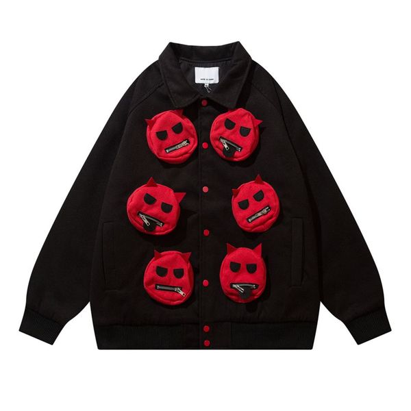 coats men gothic baseball jacket jackets 2022 winter fashion, Black;brown 
coats men gothic baseball jacket jackets 2022 winter fashion, Black;brown