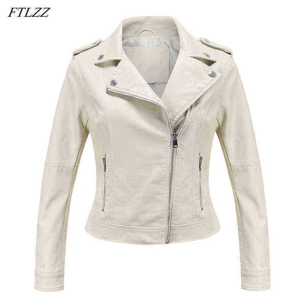 ftlzz new autumn women lapel faux soft leather short jacket streetwear female zipper moto biker pu leather jacket beige outfit j220727, Black
ftlzz new autumn women lapel faux soft leather short jacket streetwear female zipper moto biker pu leather jacket beige outfit j220727, Black