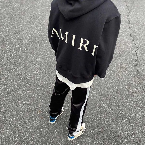 men hoody fashion amri hoodie designer cotton sweatshirt loose casual simple versatile women style shoulder sleeves large printing, Black
men hoody fashion amri hoodie designer cotton sweatshirt loose casual simple versatile women style shoulder sleeves large printing, Black