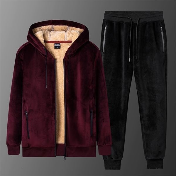 mens tracksuits suit mens winter velvet thickened gold doublesided highend fashion simple and versatile hoodie 221115, Gray
mens tracksuits suit mens winter velvet thickened gold doublesided highend fashion simple and versatile hoodie 221115, Gray