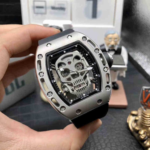 richa milles personalized skull fashion mens and womens automatic mechanical watch hollowed out tape tide movement cool atmosphere, Slivery;brown
richa milles personalized skull fashion mens and womens automatic mechanical watch hollowed out tape tide movement cool atmosphere, Slivery;brown