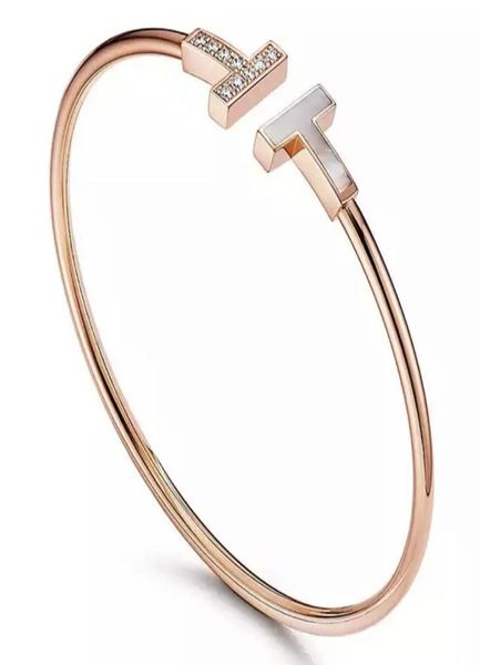 double t wristband white fritillaria women039s bracelet 17cm open designer bracelets adjustment silver rose gold with box 711202323579, Black
double t wristband white fritillaria women039s bracelet 17cm open designer bracelets adjustment silver rose gold with box 711202323579, Black