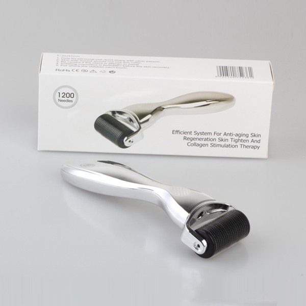 1200 pins microneedle roller gold/silver handle with interchangeable roller 0.2mm-3.0mm face body skin care tools
1200 pins microneedle roller gold/silver handle with interchangeable roller 0.2mm-3.0mm face body skin care tools