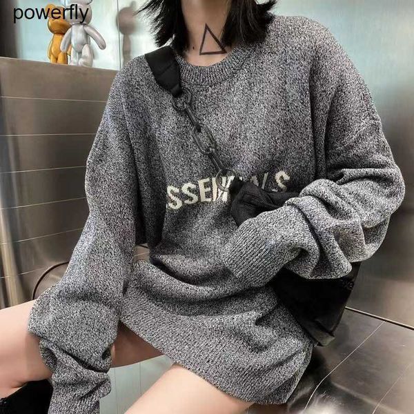 men's sweaters designer essential letter jacquard casual loose crew neck fashion streetwear sweater, White;black
men's sweaters designer essential letter jacquard casual loose crew neck fashion streetwear sweater, White;black