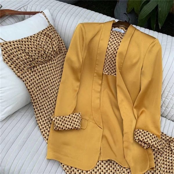 two piece dress women suits korean high street 2 business for office loose large size 221115, White
two piece dress women suits korean high street 2 business for office loose large size 221115, White